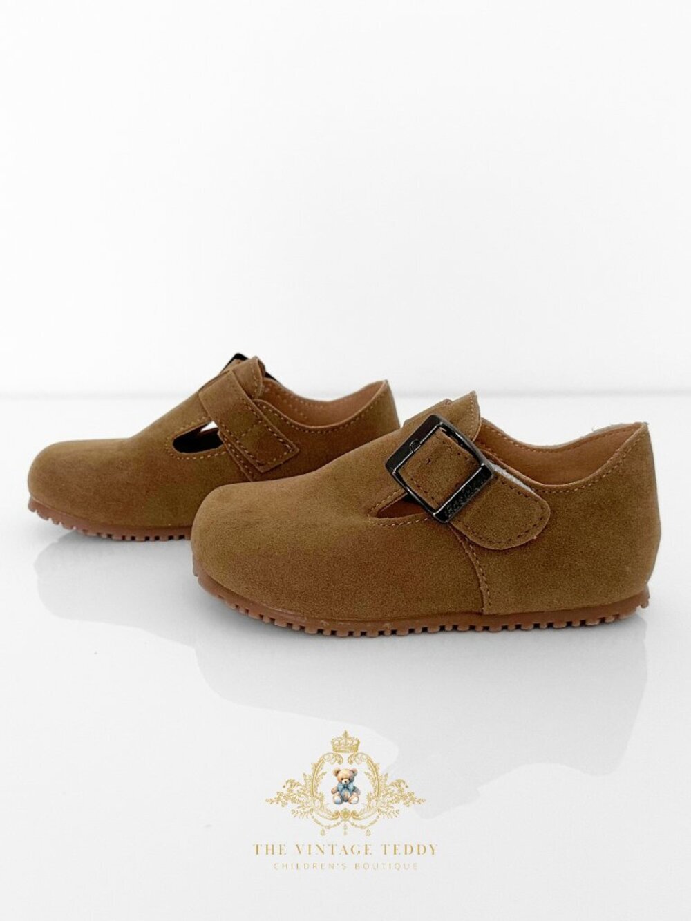 NWT Cute & Comfy Boys Shoes, Kids Shoes Children's Shoes Casual Slip-ons Camel 7 - Picture 2 of 3